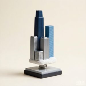 City Skyline Bobblehead — wholesale resin gift by iZentris