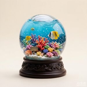 Underwater Reef Snow Globe — wholesale resin gift by iZentris