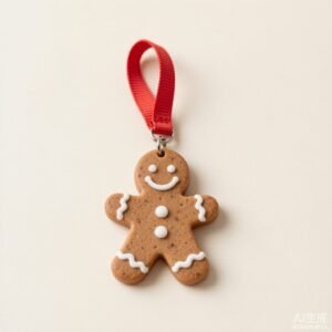 Gingerbread Holiday Keychain — wholesale resin gift by iZentris