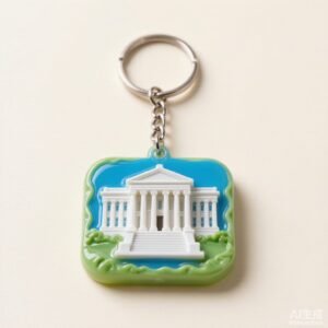 Museum Souvenir Keychain — wholesale resin gift by iZentris
