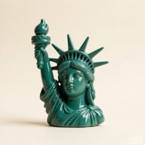 Statue of Liberty Resin Magnet — wholesale resin gift by iZentris